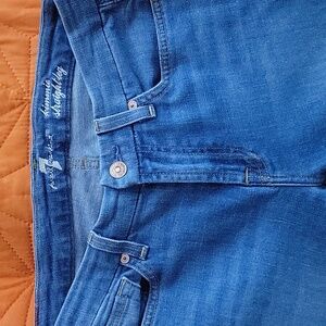 7 For All Mankind Straight Leg Jeans.